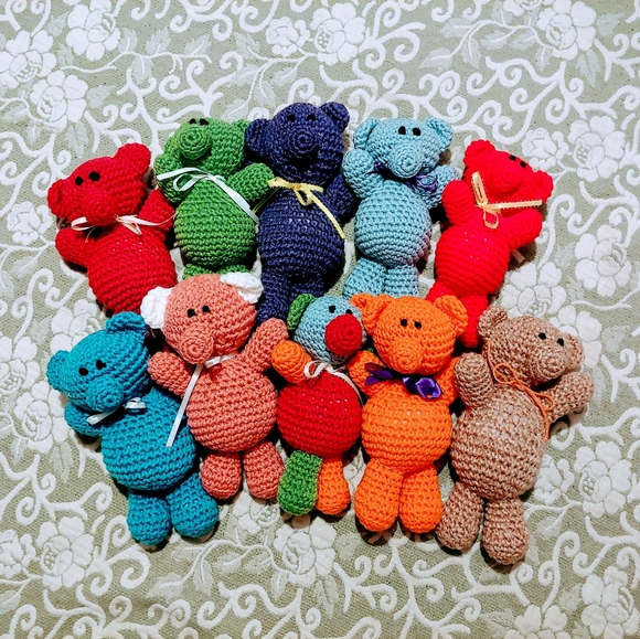 ❥Hand Crafted Crochet Teddy Bears❥ - Picture 4 of 4